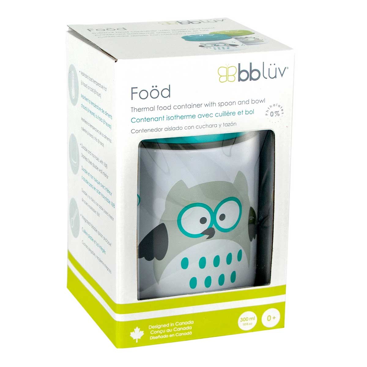 Bblüv Food Mama Termosu ve Kaşık Mavi 