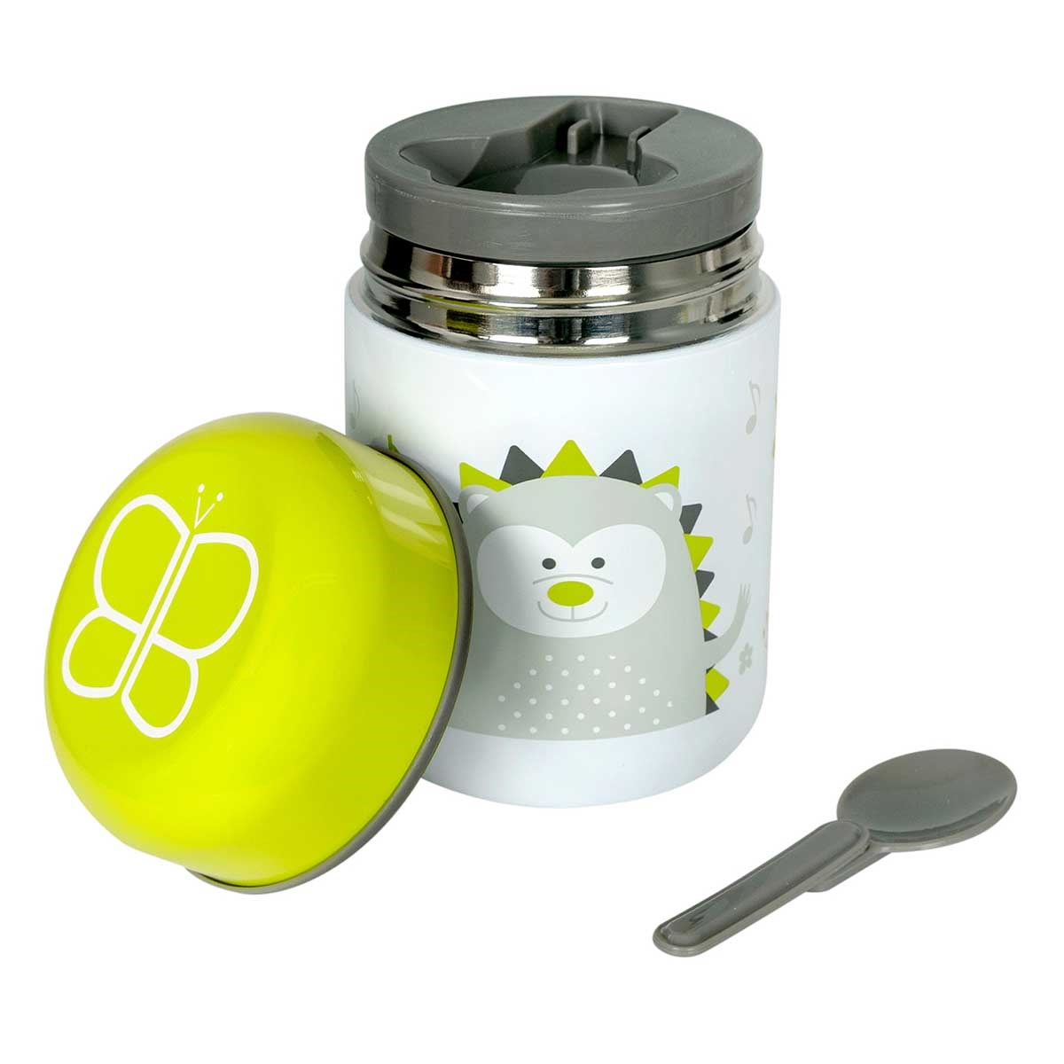 Bblüv Food Mama Termosu ve Kaşık Yeşil 