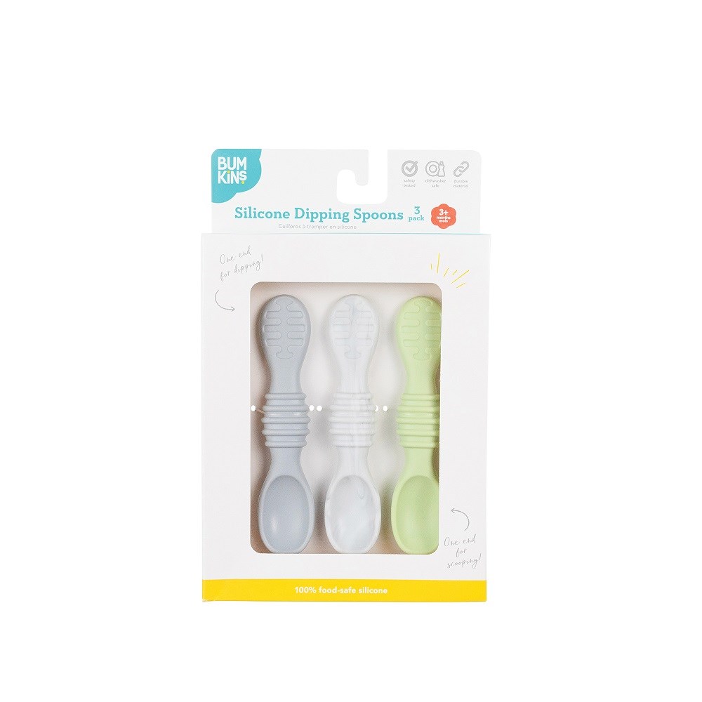 Bumkins Silikon Dipping Spoons Taffy 