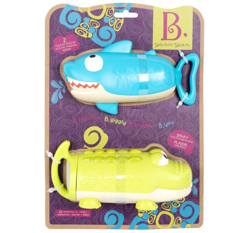 B Toys Eğlenceli Su Tabancası Timsah ve Köpekbalığı 