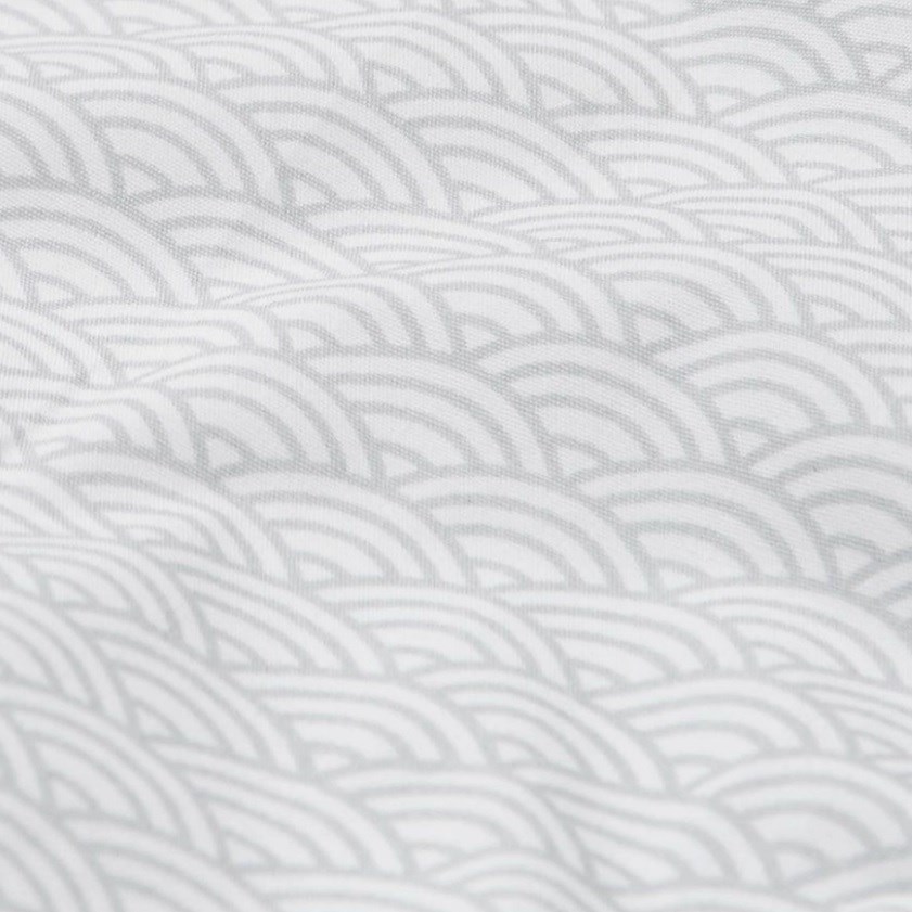 Cam Cam Grey Wave Bebek Çarşafı 60x120 cm 