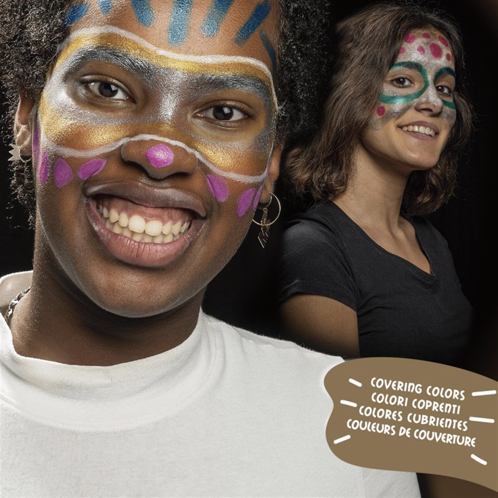 Carioca Mask Up Yüz Boyası Metalik 6 Renk 