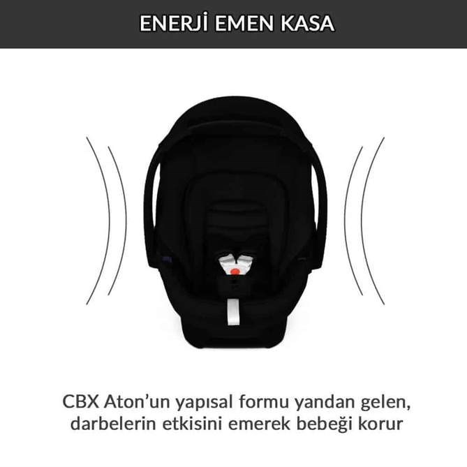 Cybex Aton Ana Kucağı 0-13 kg (Cobblestone) 