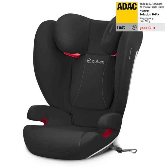 Adac'lı Cybex Solution B Fix 15-36 kg Oto Koltuğu (Volcano Black) 