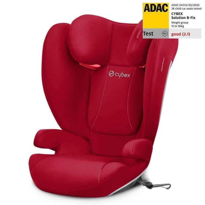 Adac'lı Cybex Solution B Fix 15-36 kg Oto Koltuğu (Dynamic Red) 