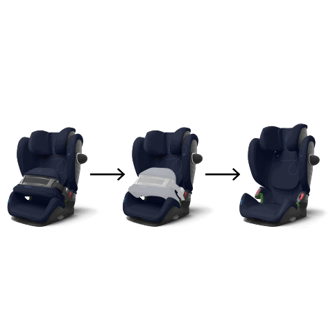 Cybex Pallas G i-Size 9-36 kg Isofix Bebek Oto Koltuğu (Deep Black) 