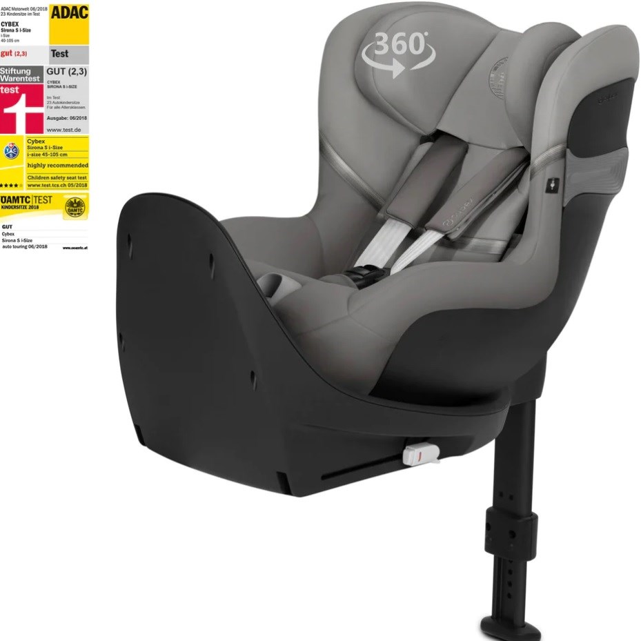Cybex Sirona S2 i-size 0-18 Kg Oto Koltuğu Soho Grey  Orjinal