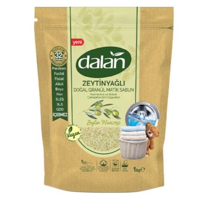 Dalan Zeytinyağlı Doğal Granül Matik Sabun 1000 gr 