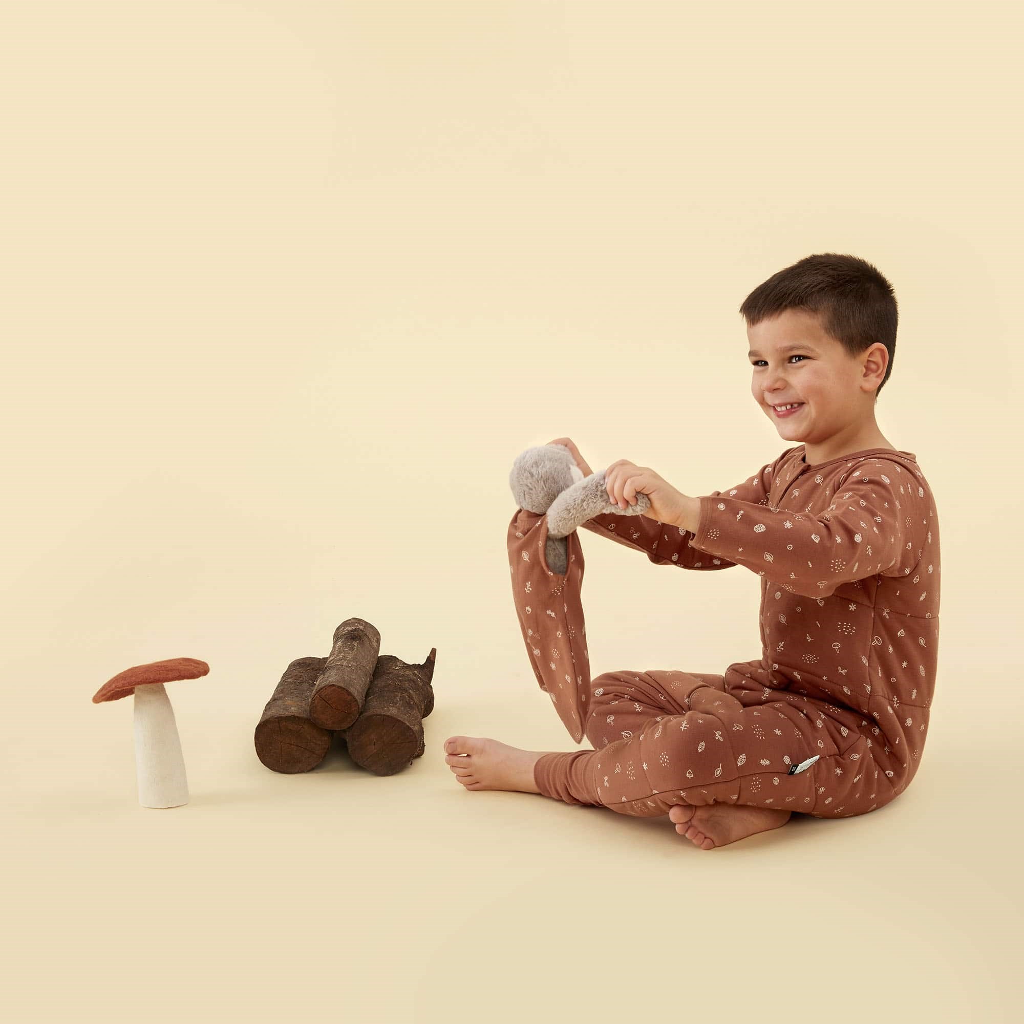 ErgoPouch Organik Koton Uyku Tulumu 2.5 TOG Acorn Kahverengi 