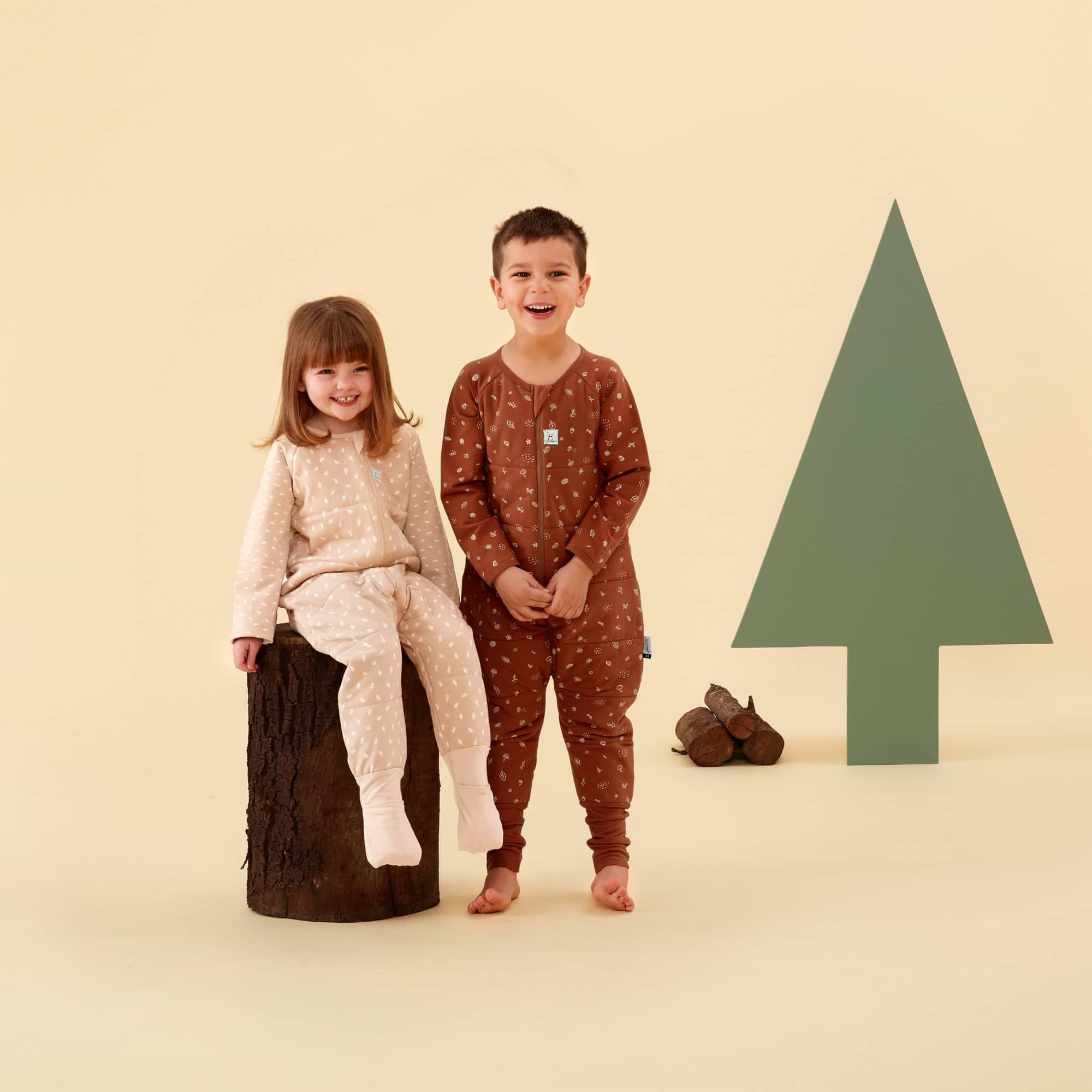 ErgoPouch Organik Koton Uyku Tulumu 2.5 TOG Acorn Kahverengi 
