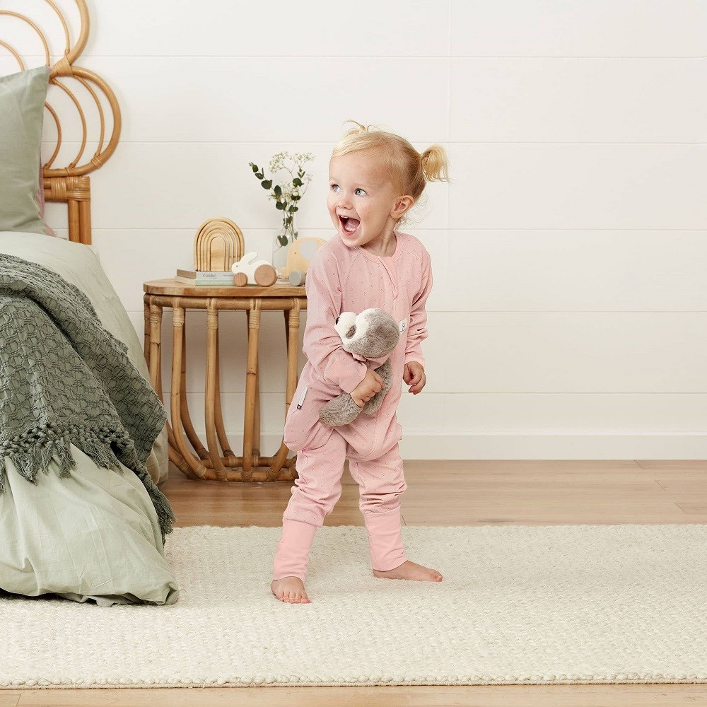 ErgoPouch Organik Koton Uyku Tulumu 1.0 TOG - Berries Pembe