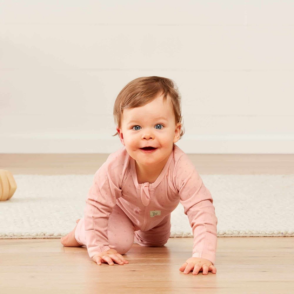 ErgoPouch Organik Koton Uyku Tulumu 0.2 TOG - Berries Pembe