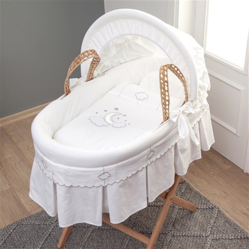 Funnababy Hasır Sepet Beşik Seti - Luna Chic 