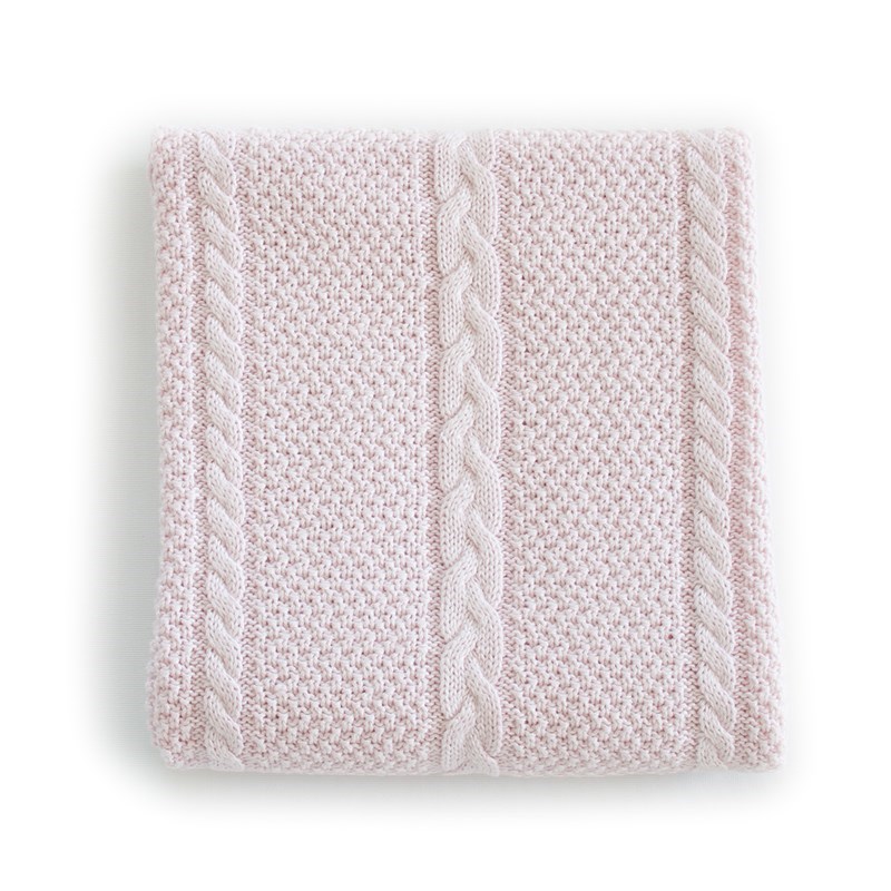 Funnababy Triko Battaniye Capelli Saç Örgü Pembe 