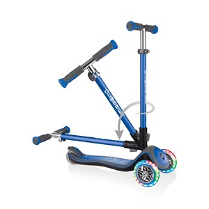 Globber Scooter Elite Deluxe Işıklı Lacivert 3 Yaş +