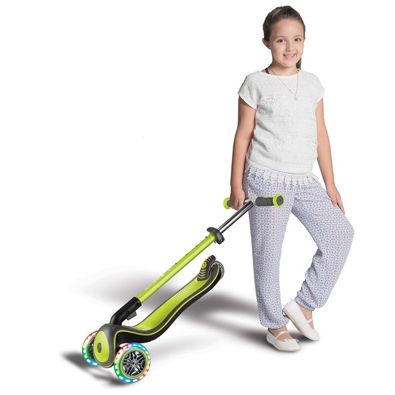 Globber Scooter Elite Deluxe Işıklı Yeşil 3 Yaş + 