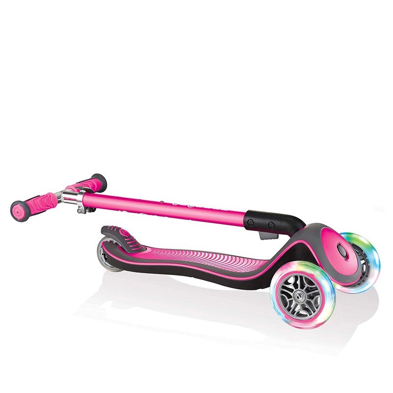 Globber Scooter Elite Deluxe Işıklı Pembe 3 Yaş + 