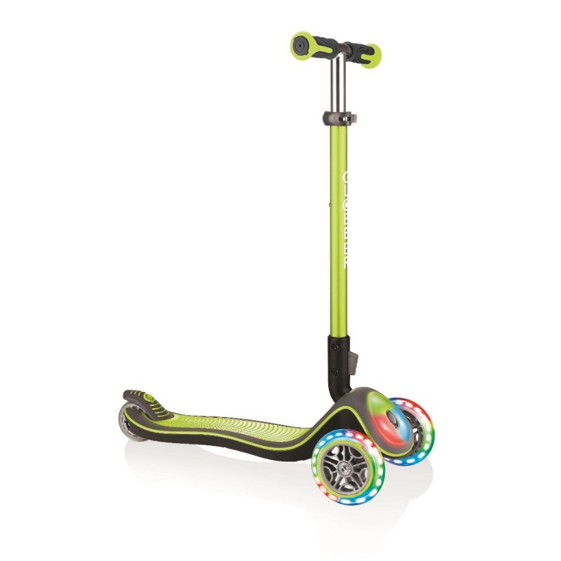 Globber Scooter Elite Katlanan Full Işıklı Yeşil 3 Yaş + 