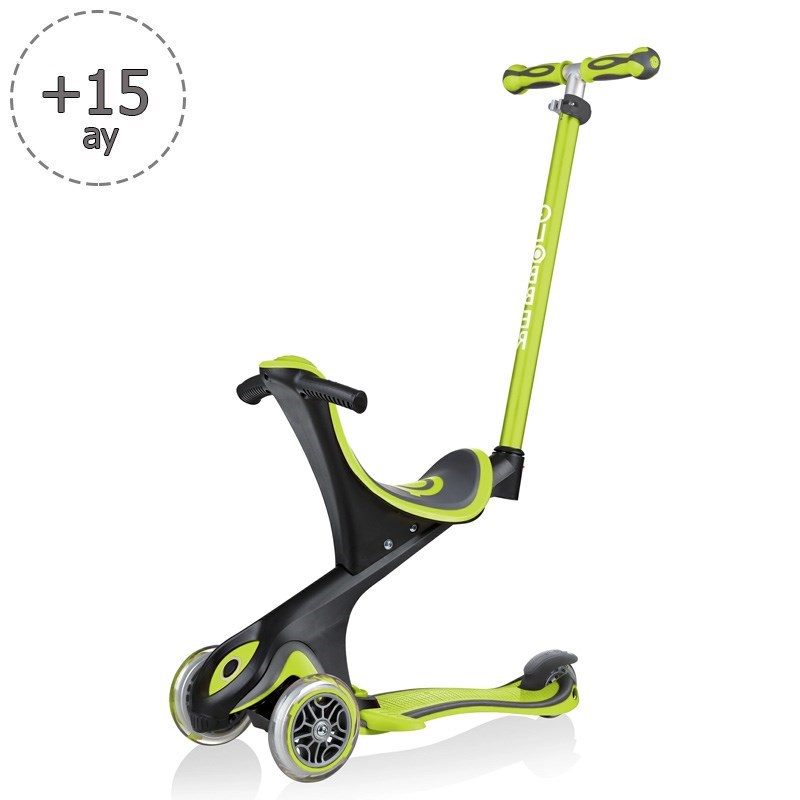 Globber Scooter Evo Go Up Comfort Yeşil 15 Ay + 