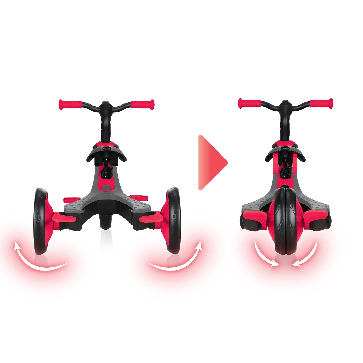 Globber Bisiklet Explorer 4 in 1 Kırmızı 10 Ay + 