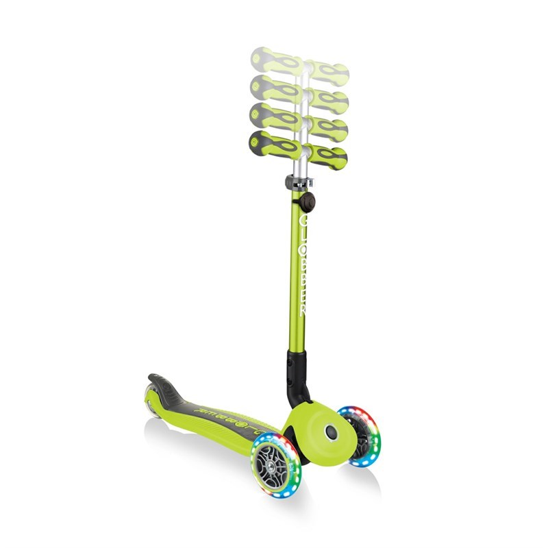 Globber Go Up Deluxe Işıklı Scooter Yeşil 