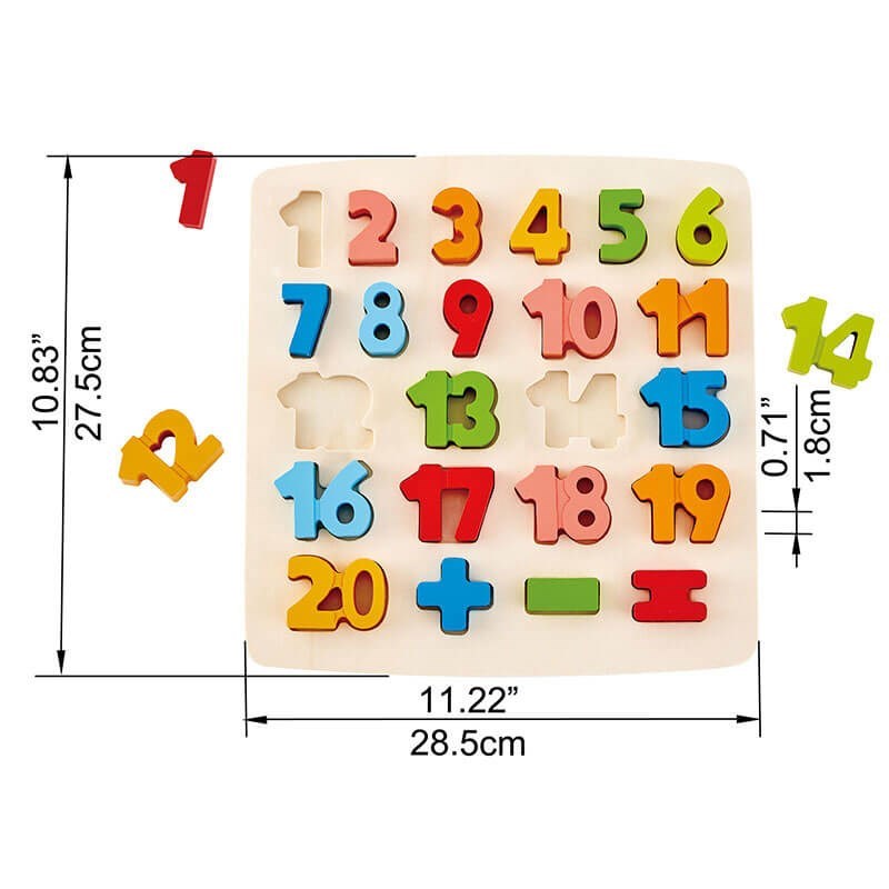Hape Chunky Puzzle Matematik Yapbozu 