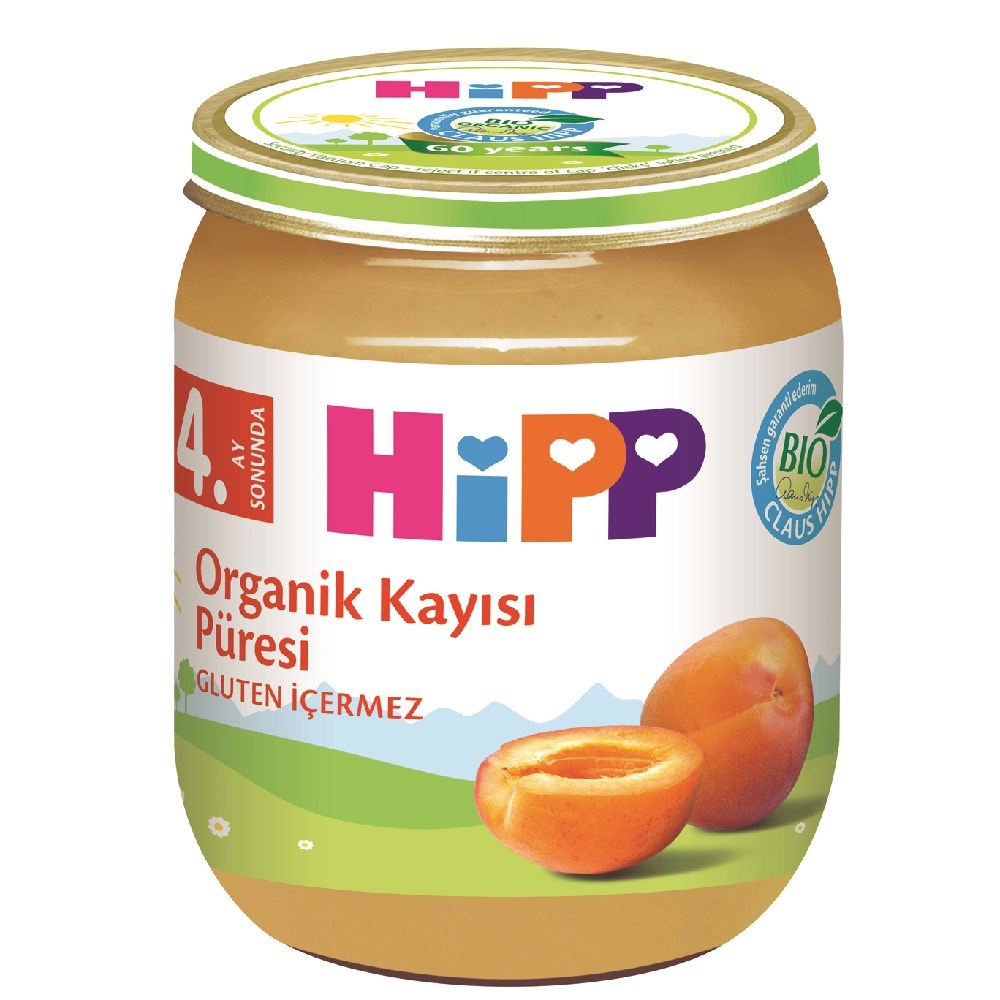 Hipp Organik Kayısı Püresi 125 gr 