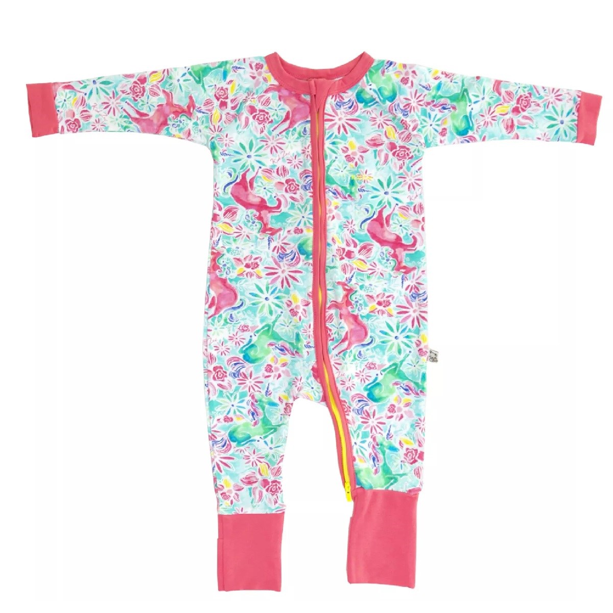Kidzee Suit UniZee Zee Patikli Uyku Tulumu 0.5 Tog Pembe