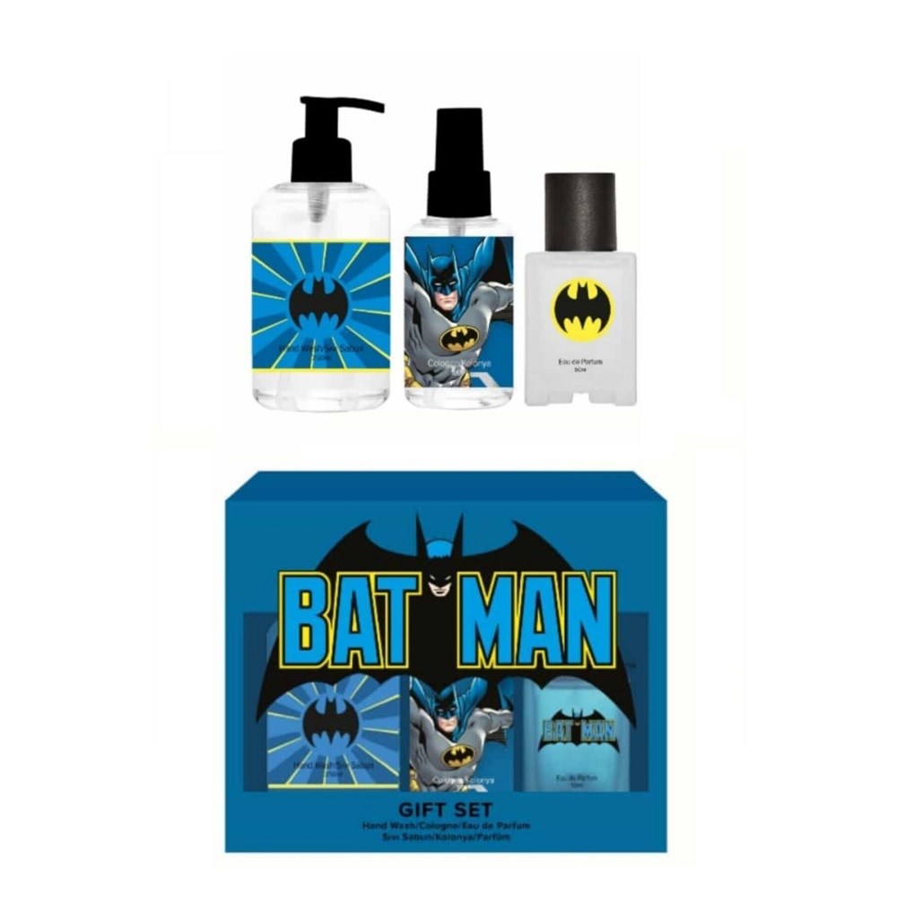 Rebul Warner Bros Batman Kolonya Parfüm ve Sıvı Sabun Seti 
