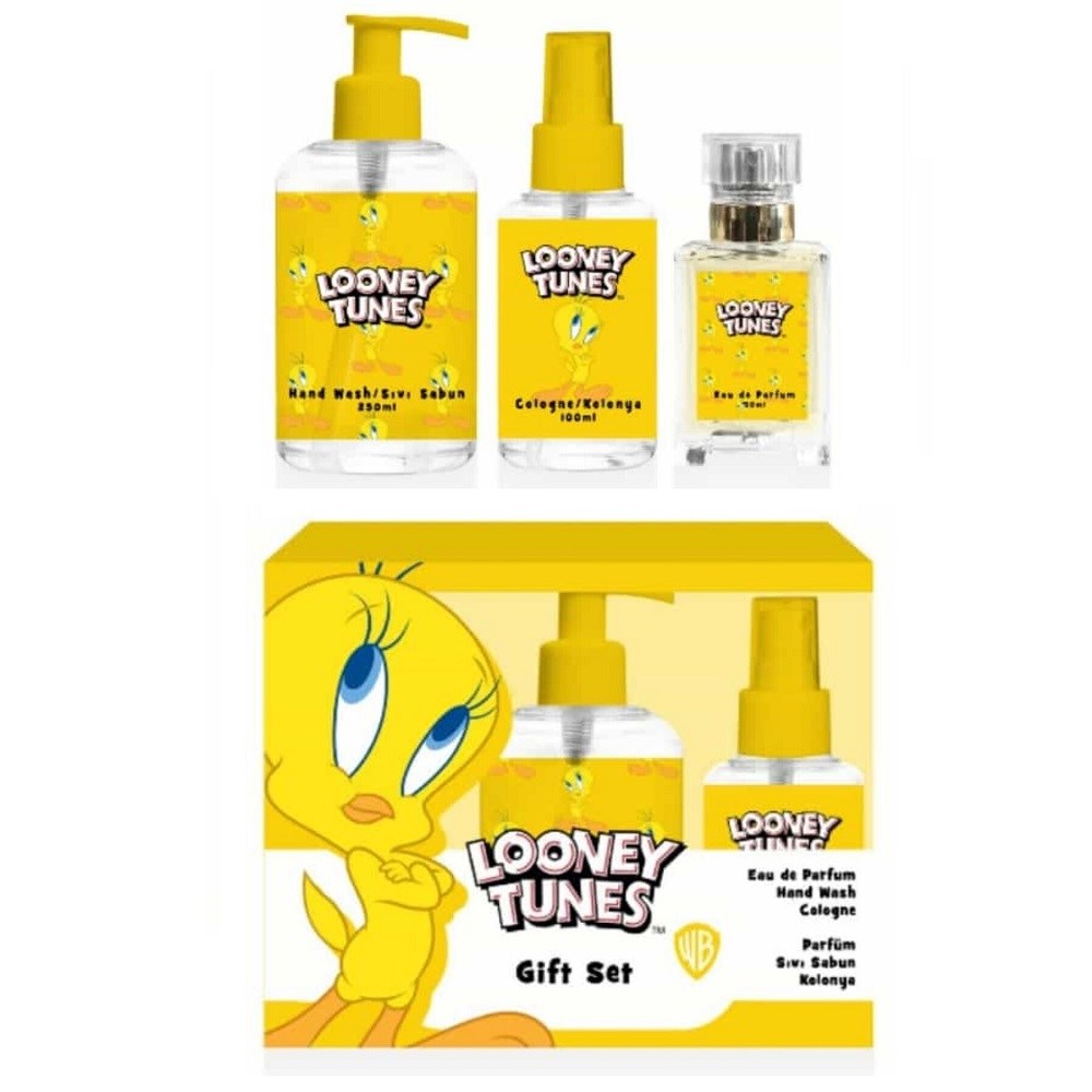 Rebul Looney Tunes Tweety Kolonya Parfüm ve Sıvı Sabun Seti 