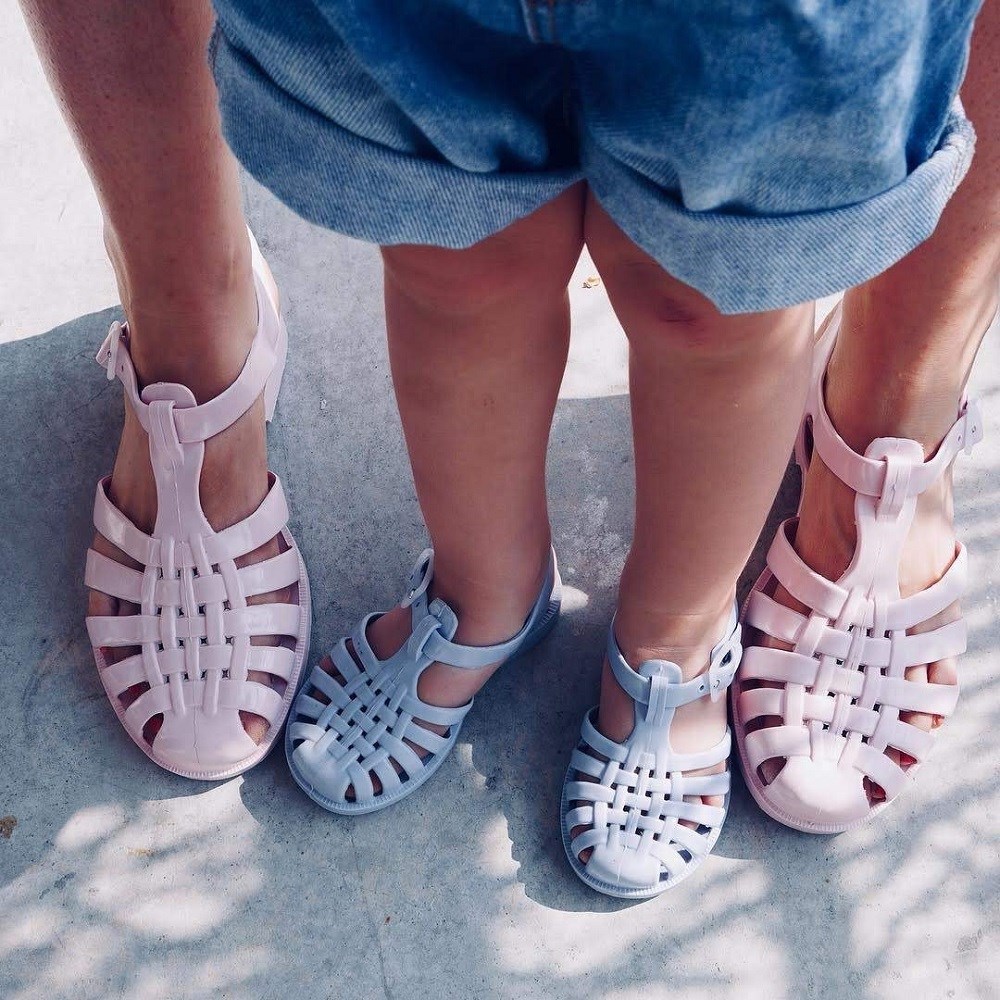 Meduse Suntri France Sandals Yazlık Çocuk Sandalet Mavi Pembe Mavi