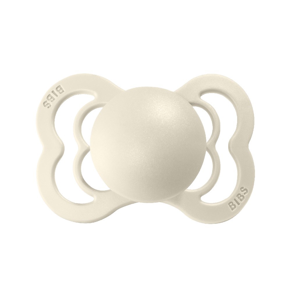 Bibs Supreme Bebek Silikon Emzik Ivory 6-18 Ay Beyaz