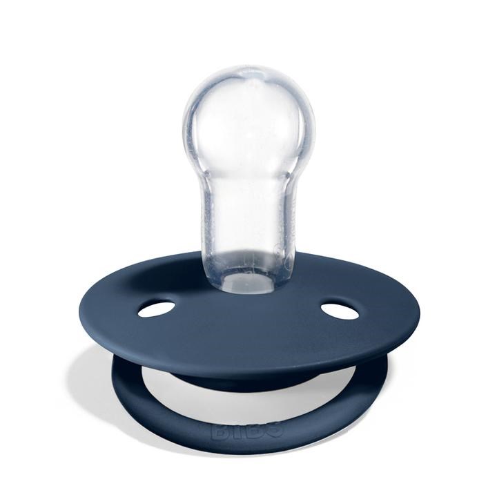 Bibs De Lux Bebek Silikon Emzik Steel Blue 0-3 Yaş 