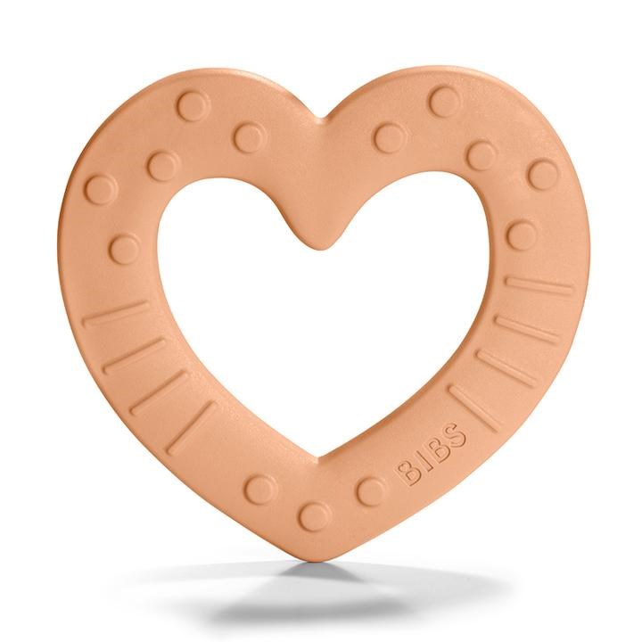 Bibs Baby Bitie Diş Kaşıyıcı Heart Peach 3 Ay + 