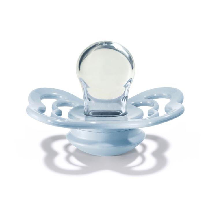 Bibs Supreme Bebek Silikon Emzik Baby Blue 0-6 Ay Mavi