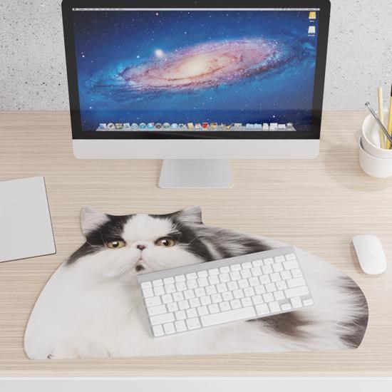 Mustard Şişman Kedi Mouse Pad 