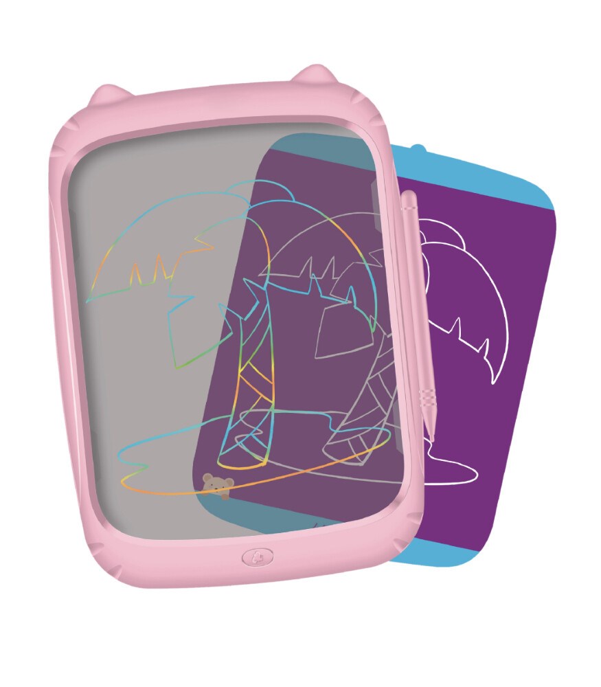 Wicue 11 inç Saydam Lcd Dijital Eğitim Tableti Pembe 
