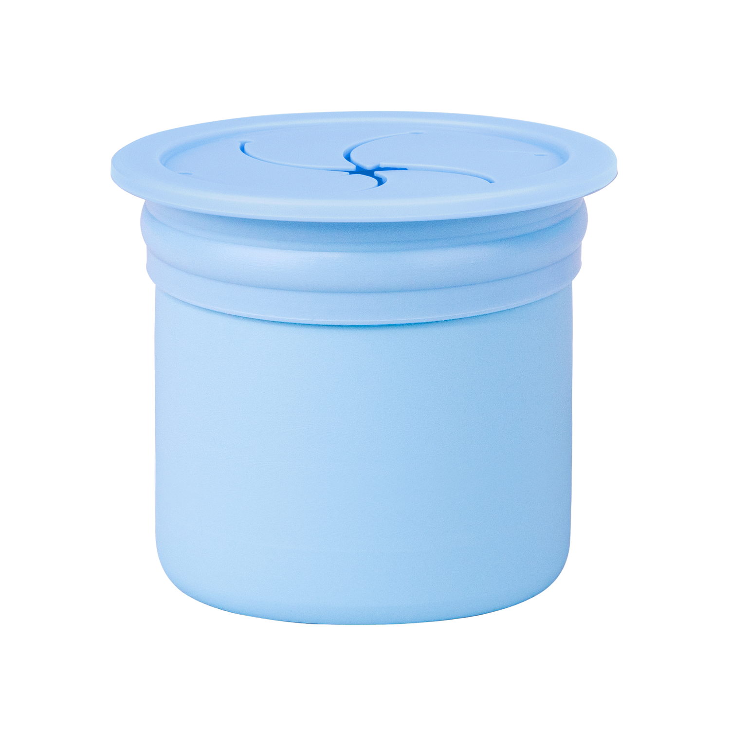 OiOi Ham Hüp Silikon Pipetli Bardak Seti 6 Ay+  Mineral Blue - Aqua Green 