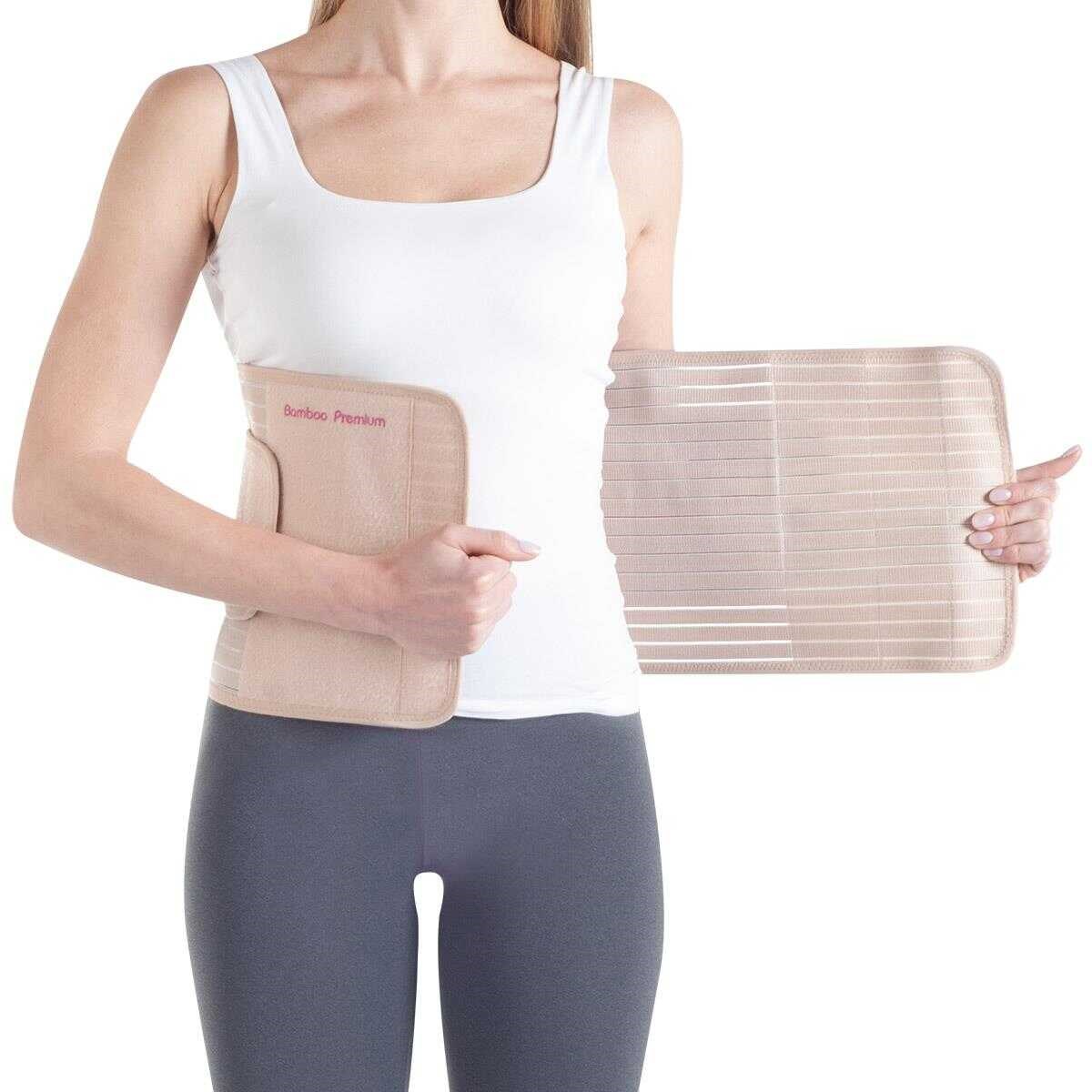 Owli Bamboo Premium Doğum Sonrası İnceltici Korse Ten Açık Sarı