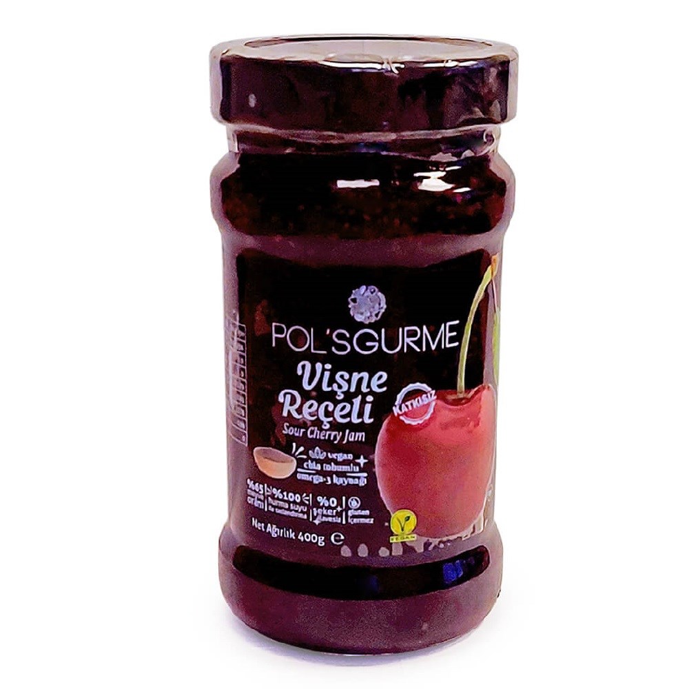 Pol's Chia Tohumlu Vişne Reçeli 400 gr 