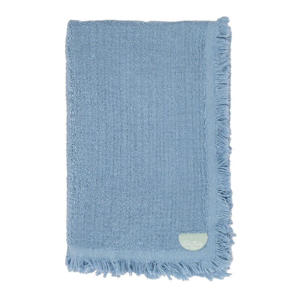 Posh Baby Tekli 4 Katlı Müslin Battaniye Mavi 90x135cm 