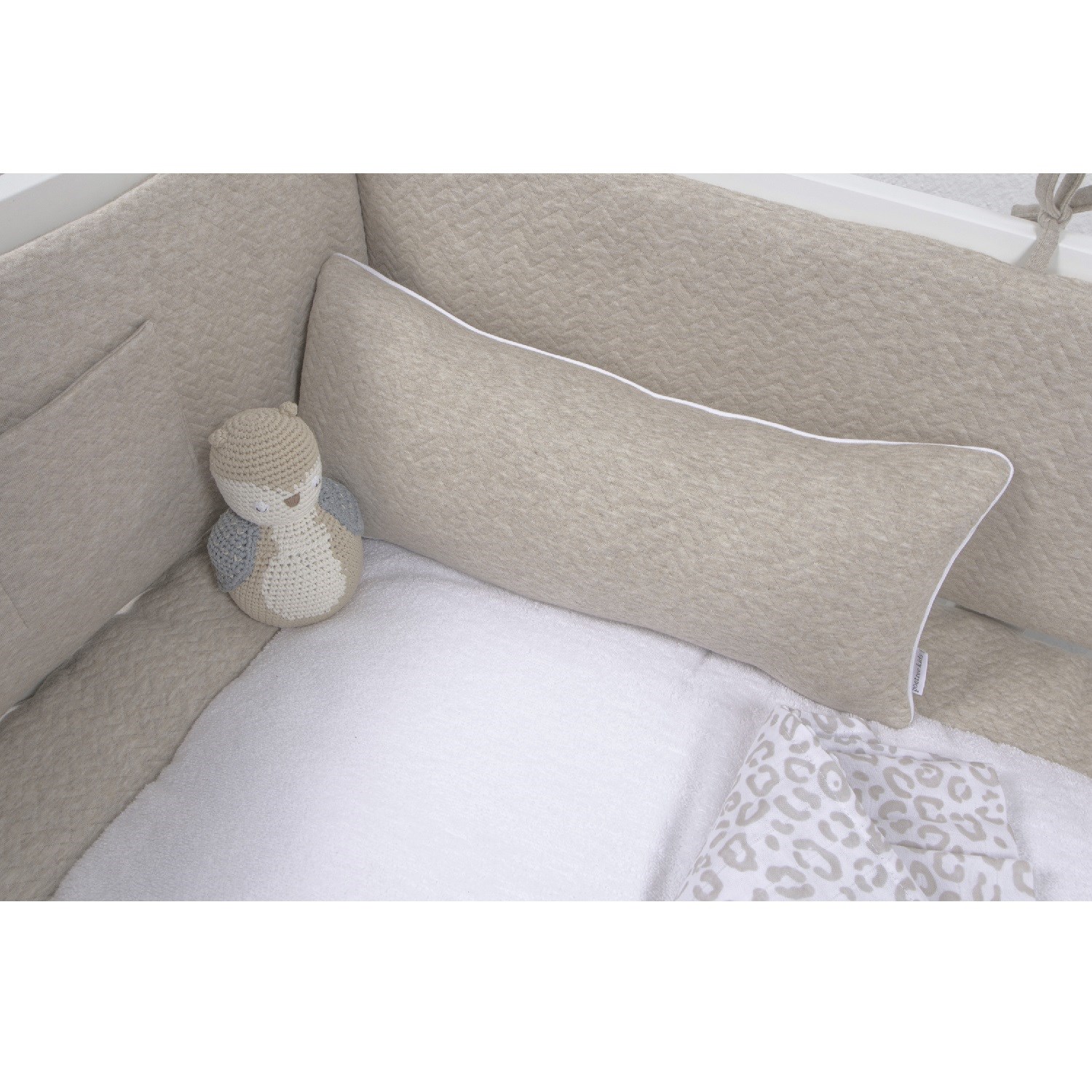 Poetree Chevron Light Camel Dekoratif Yastık Dikdörtgen 50 x 20 cm 
