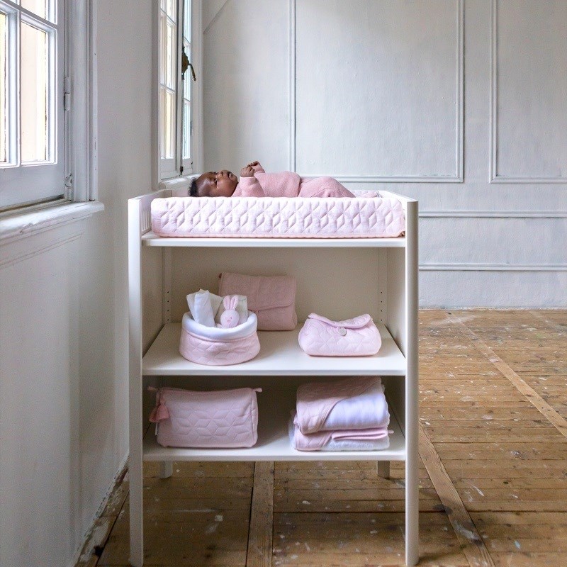 Poetree Star Light Pink Komodin Üstü Sepet Organizatör 