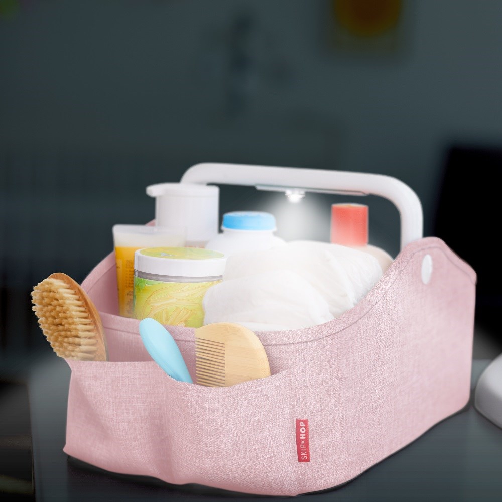 Skip Hop Işıklı Bebek Bezi Organizatör Pembe
