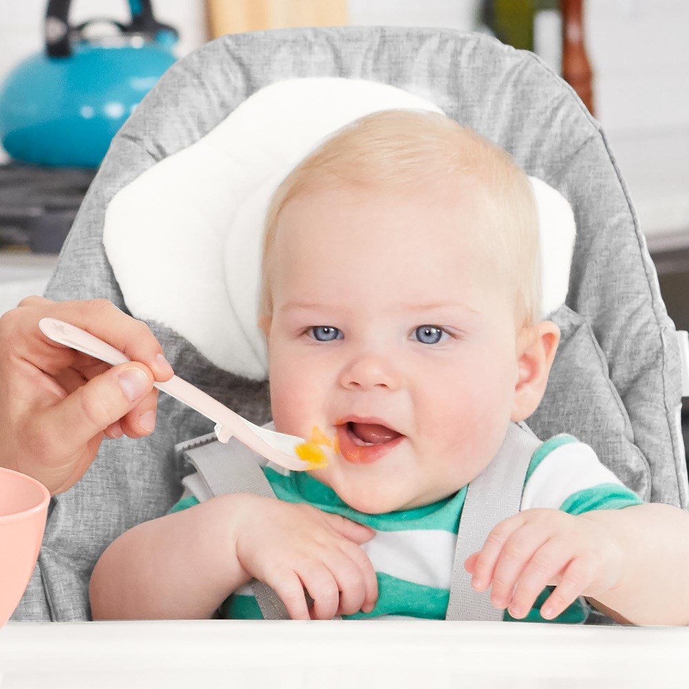 Skip Hop Easy Feed Bebek Beslenme Kaşığı Gri/Pembe Orjinal