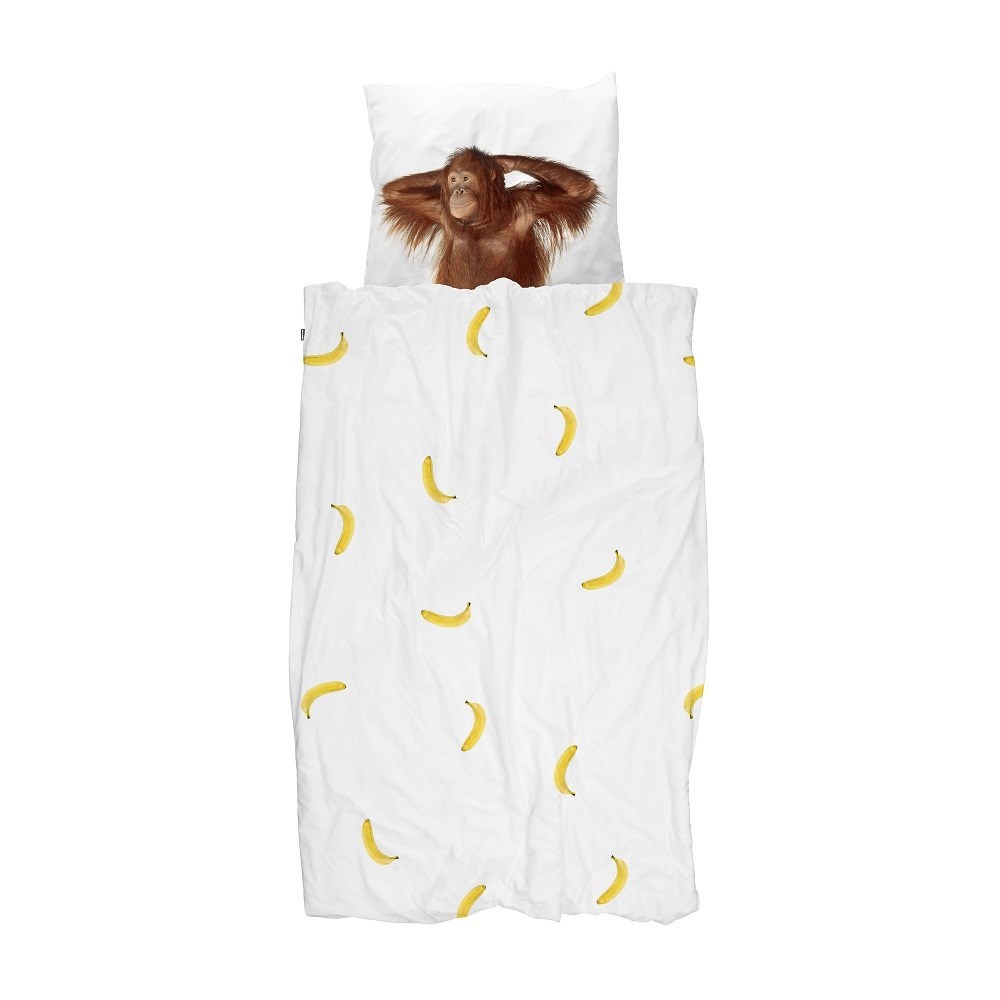 Snurk Nevresim Takımı 100*140 cm - Banana Monkey 