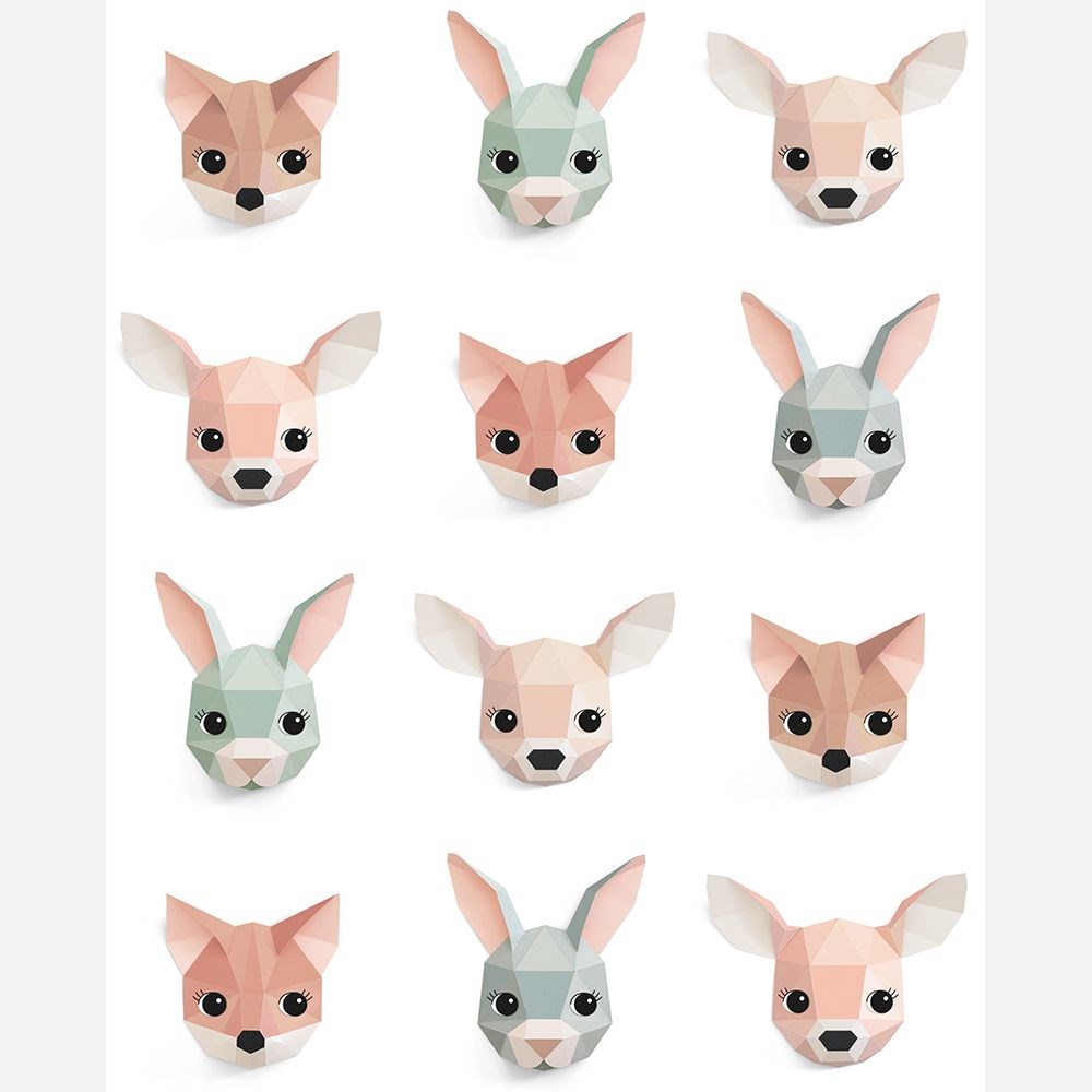 Studio Ditte Duvar Kağıdı - Forest Animals 