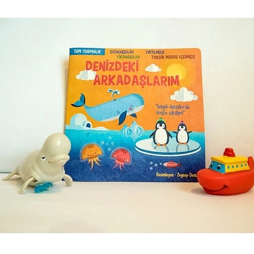 Tam Isırmalık Yırtılmayan Kitap Denizdeki Arkadaşlarım 