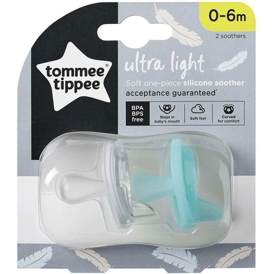 Tommee Tippee Ultra Light 2'li Silikon Emzik 0-6 Ay 