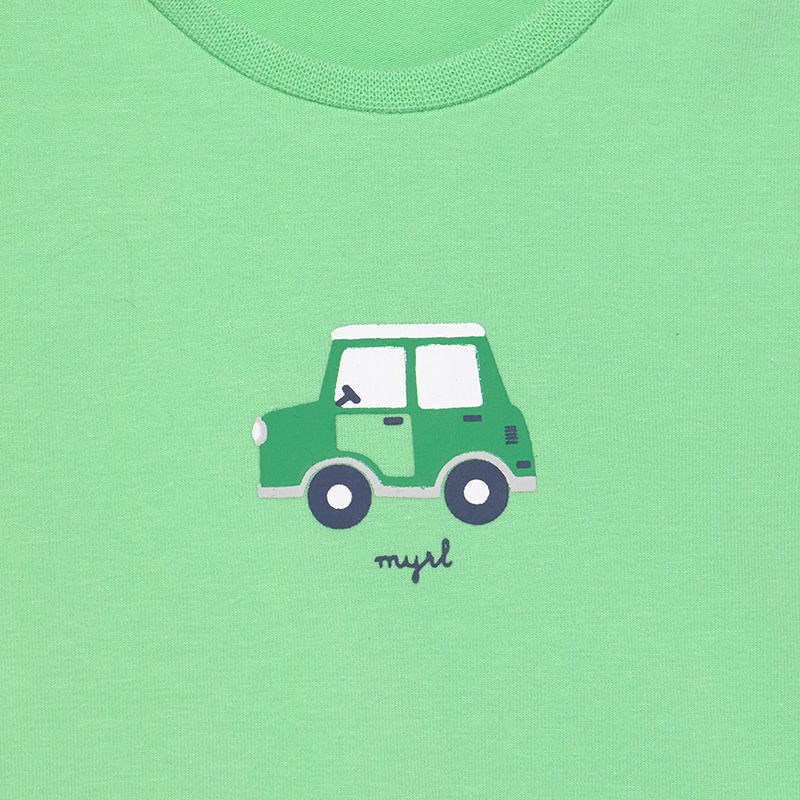 Mayoral Yazlık Erkek Bebek Kısa Kol T-shirt Mayo Set Nane Yeşil